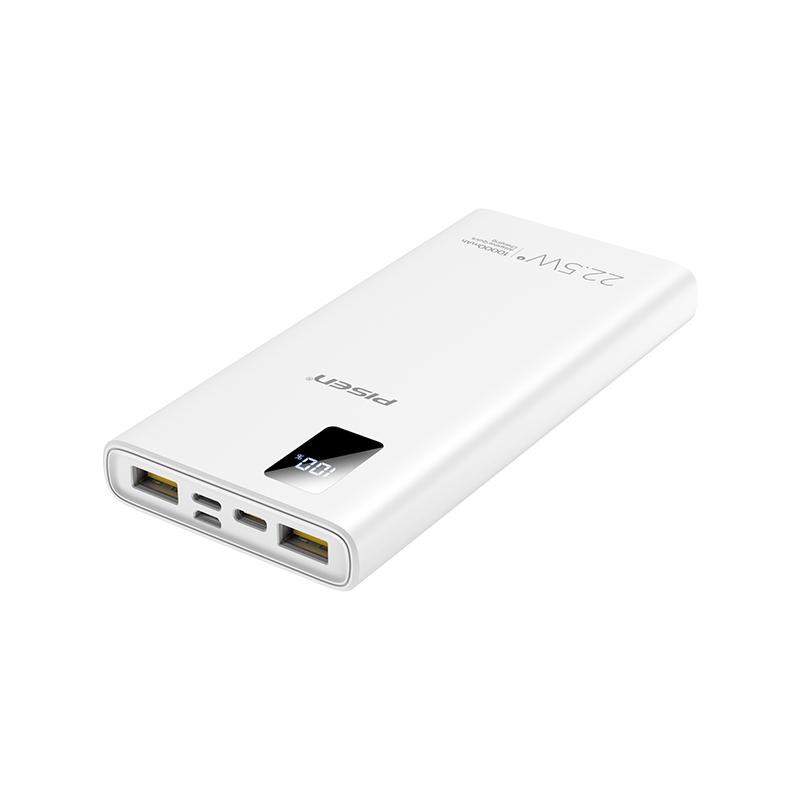 Sạc dự phòng PISEN Digital 123-B 10000mAh, model : CY-DY01, sạc nhanh, công suất 22.5W - Hàng chính hãng