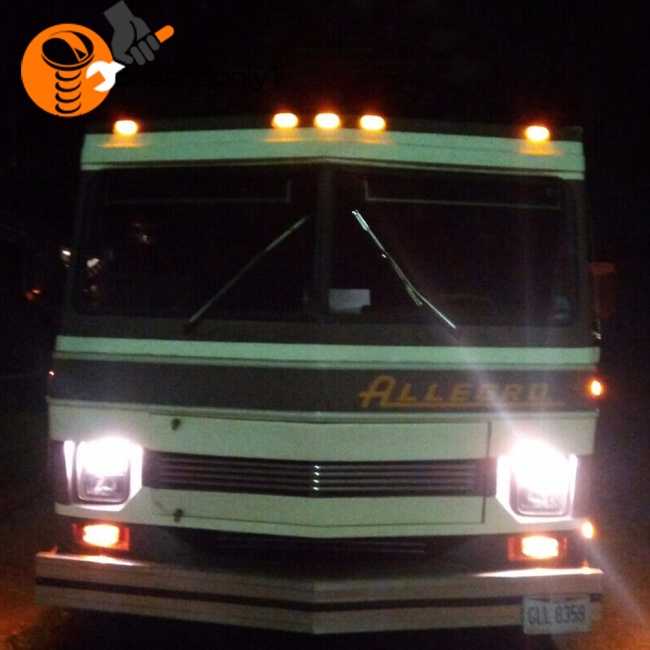 1 Cặp Đèn Xi Nhan 6 Bóng Led 12v Cảnh Báo Mở Rộng Gắn Hông Xe Hơi / Xe Tải