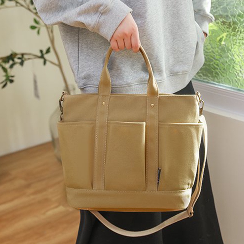 Túi tote Bằng Vải nylon Sức Chứa Lớn Đa Năng Thời Trang Dễ Phối Đồ Cho Nữ