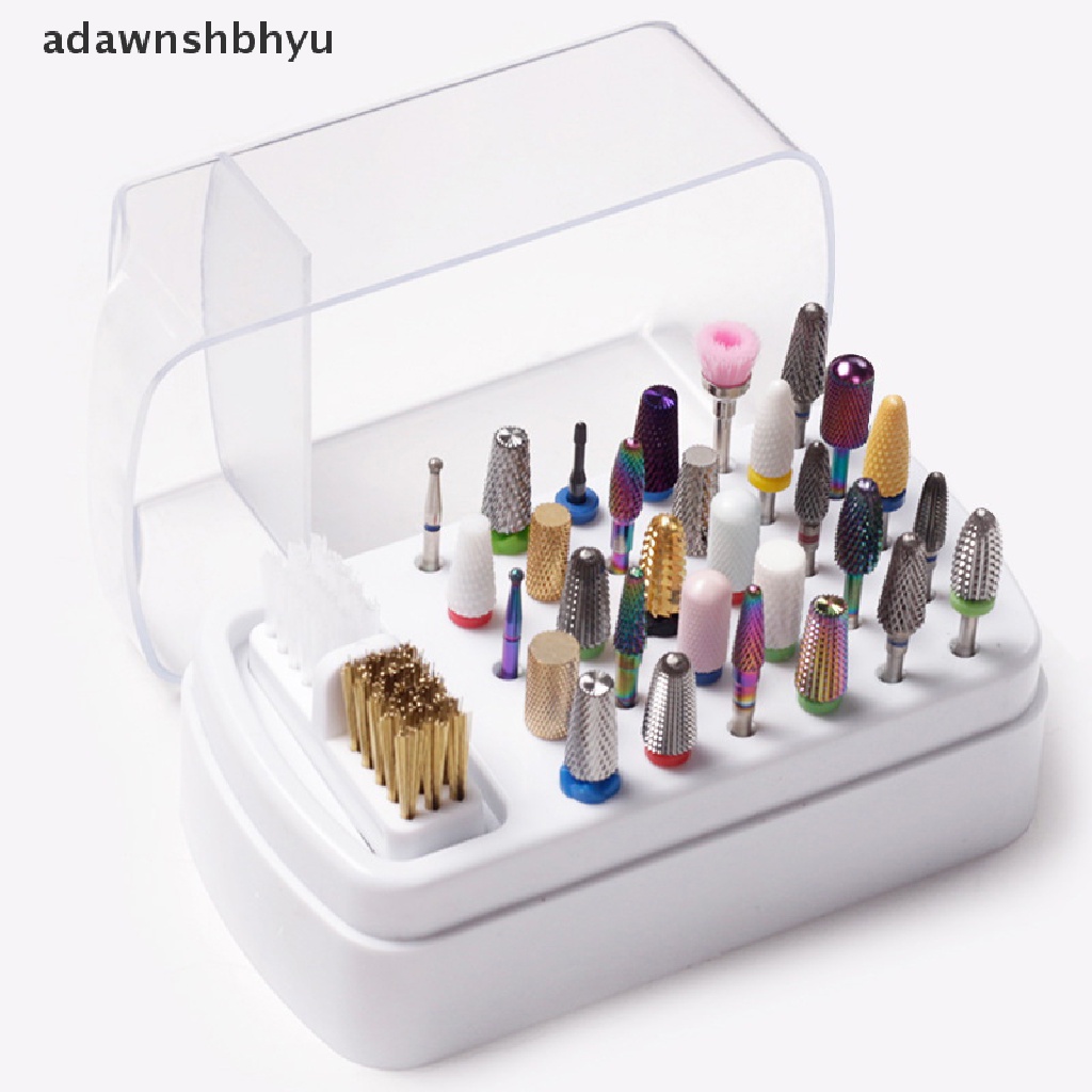 Giá Đỡ Đầu Mũi Khoan Acrylic 30 Lỗ Chuyên Dụng Cho Máy Mài Móng Tay