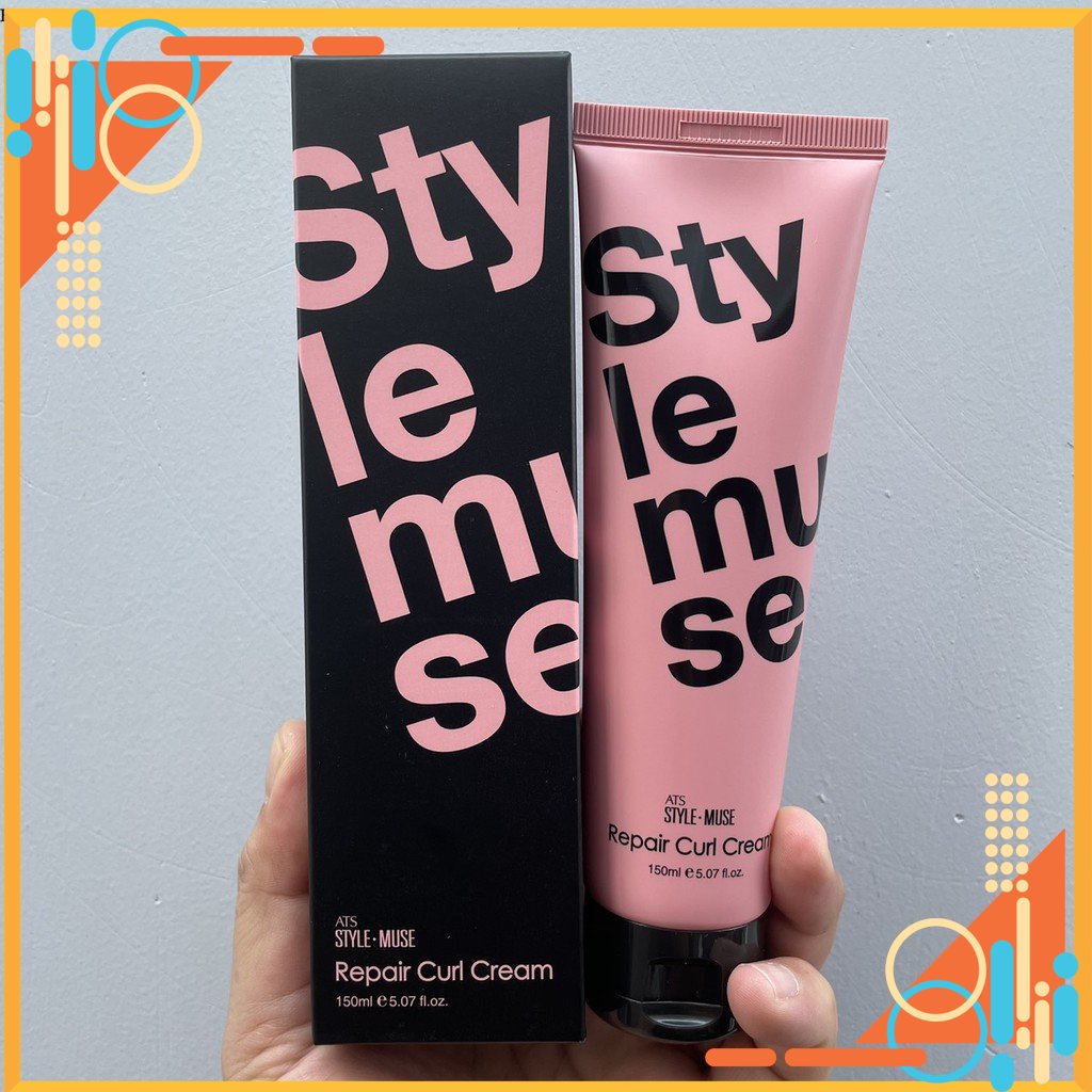Kem tạo phồng cho tóc xoăn ATS Style-Muse Repair Curl Cream 150ml