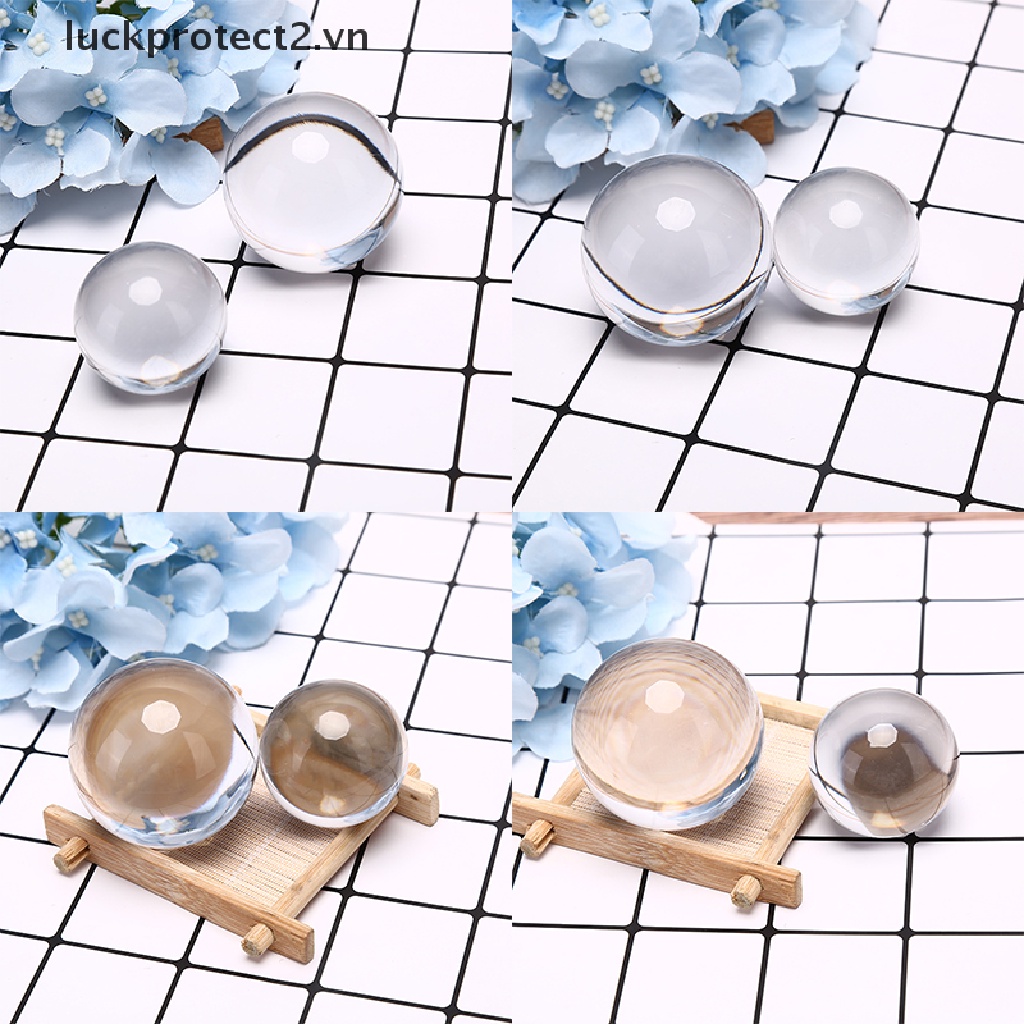 Quả Cầu Pha Lê Thủy Tinh Trong Suốt 40 / 50mm Dùng Làm Đạo Cụ Chụp Ảnh
