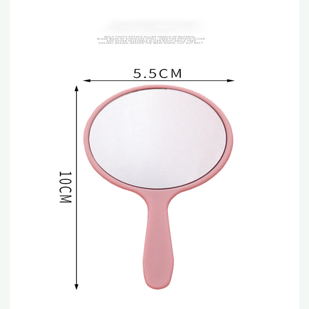 Gương Trang Điểm Cầm Tay Hình Tròn Tiện Lợi Dễ Sử Dụng