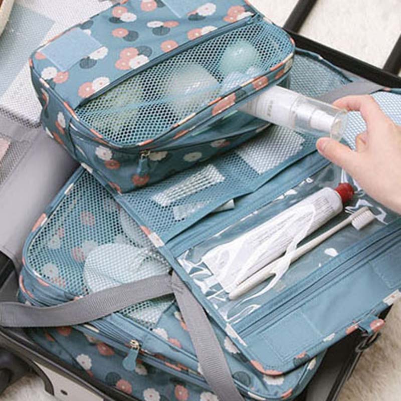 Túi Đựng Mỹ Phẩm ZOEBR JP5VN Bằng Nylon 90 Điểm 8 Màu Có Móc Treo Tiện Dụng Cho Nam Và Nữ 2017