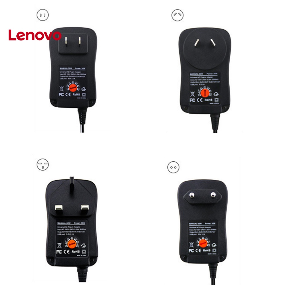 1 Bộ Điều Hợp Nguồn Điện Đa Năng 3-12V 30W AC DC Có Đèn Báo Giao Diện USB