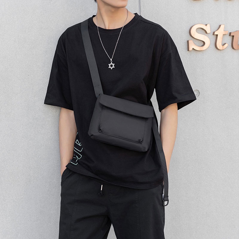 Túi đeo chéo vai SCHWARZ ETIENNE cỡ lớn phong cách hip hop đơn giản thời trang cho nam và nữ