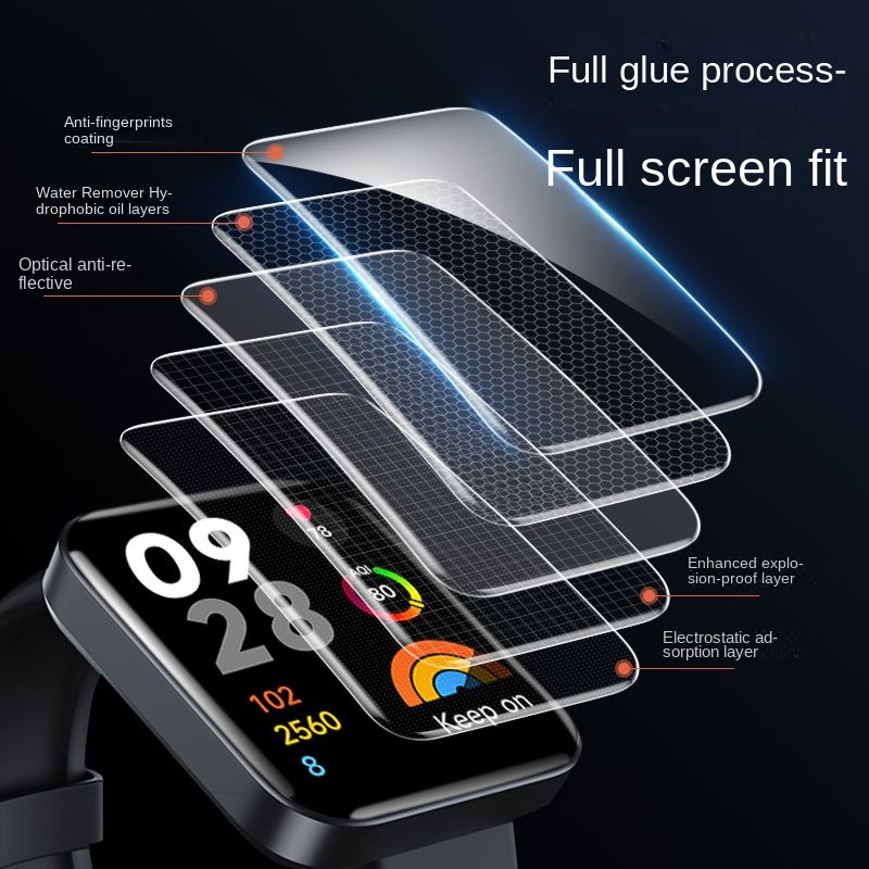 Phim dán bảo vệ màn hình HD 12D thích hợp cho Redmi watch 3 / Redmi watch 2 lite / Mi watch lite