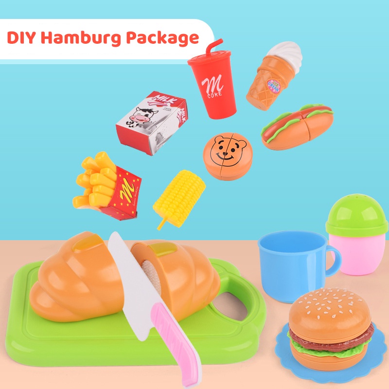 Bộ Đồ Chơi Mô Phỏng Thức Ăn Nhanh Cho Bé