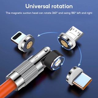 Dây Cáp Sạc Nhanh 120W 6A 540O Type C Micro USB Dành Cho IOS Android