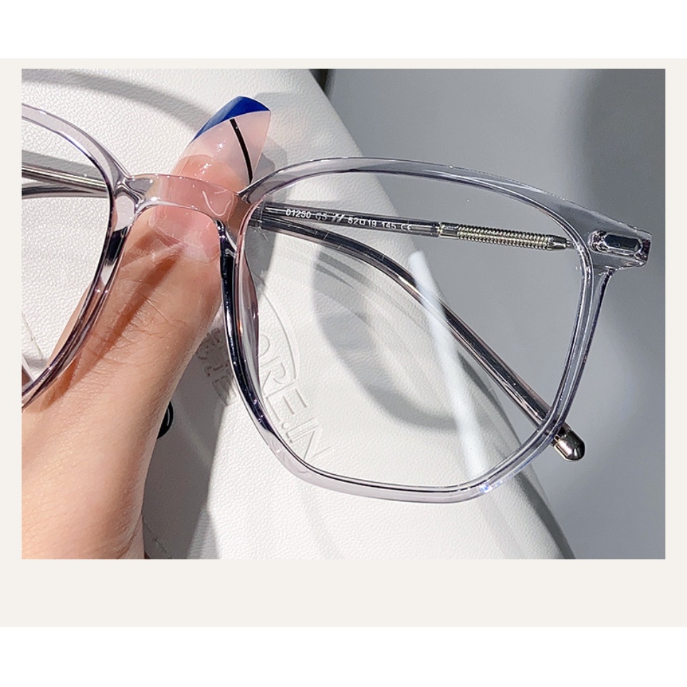 Mắt Kính Gọng Vuông Chống Ánh Sáng Xanh Thời Trang Dành Cho Nữ 0 ~ - 400