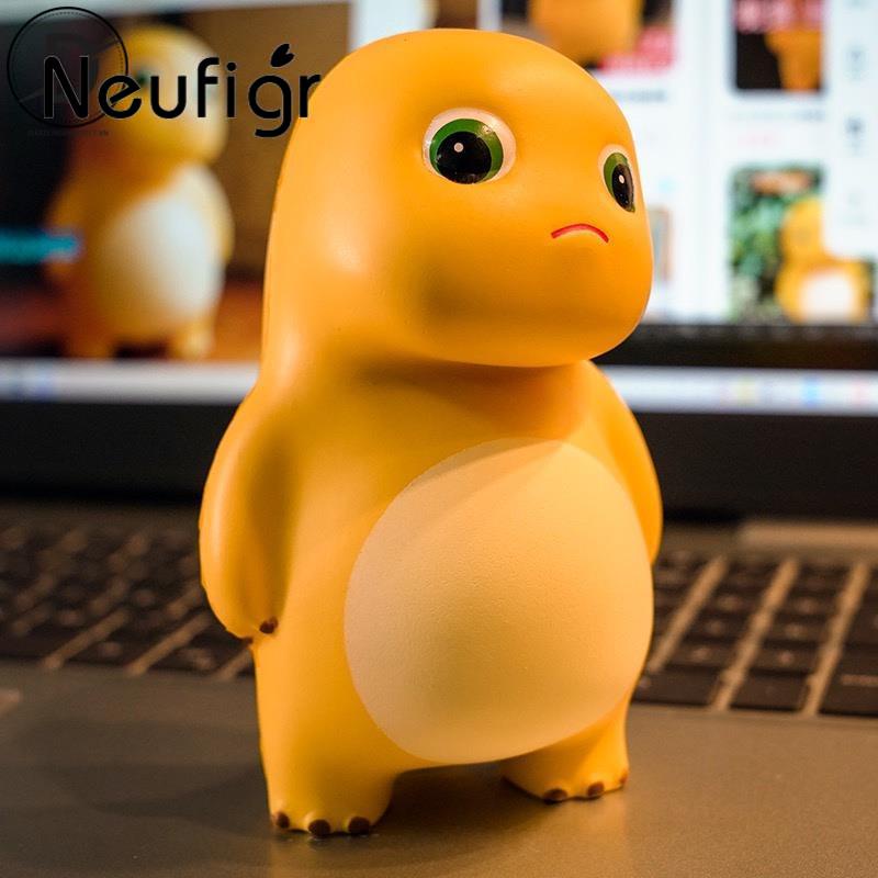 Búp bê ngẫu nhiên đồ chơi NEUFIGR kiểu dáng rồng vàng biểu tượng cảm xúc đáng yêu trang trí để bàn