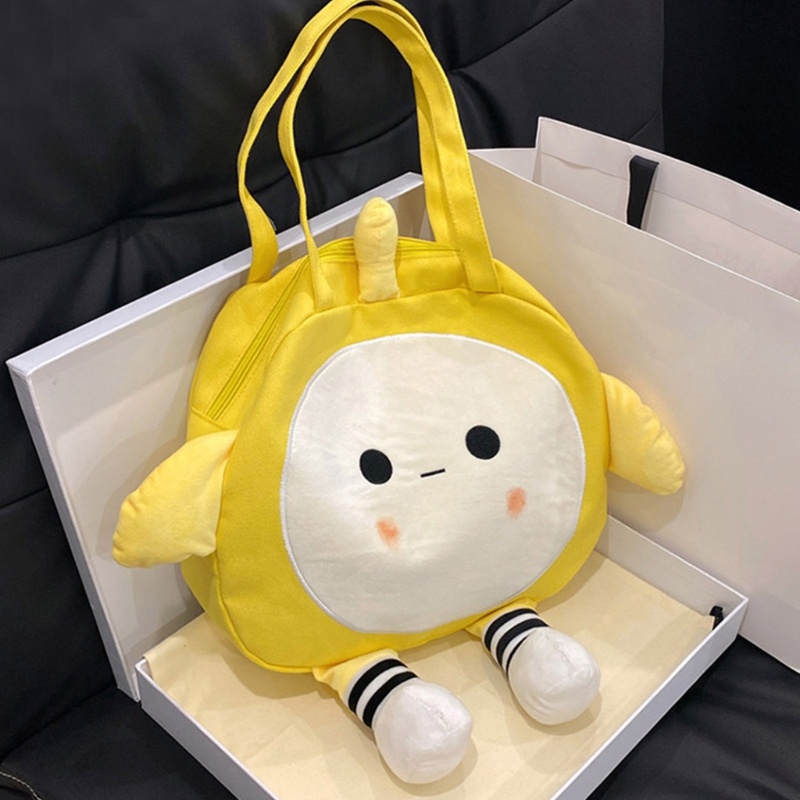 Túi Xách Canvas Cỡ Lớn In Họa Tiết Hoạt Hình Cho Nữ