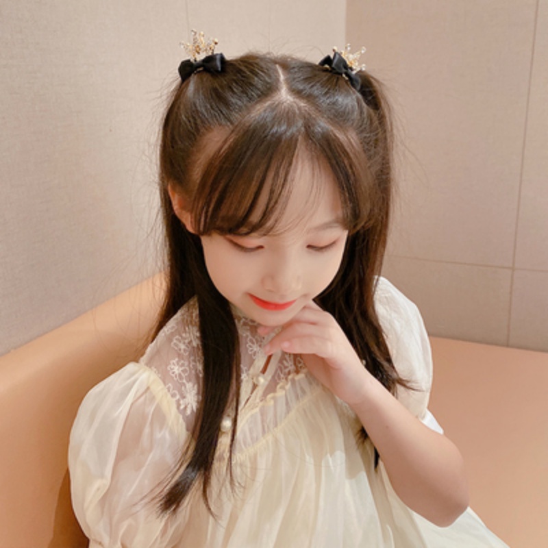 Kẹp Tóc Nơ Nhỏ Dễ Thương Phong Cách Hàn Quốc Cho Bé Gái