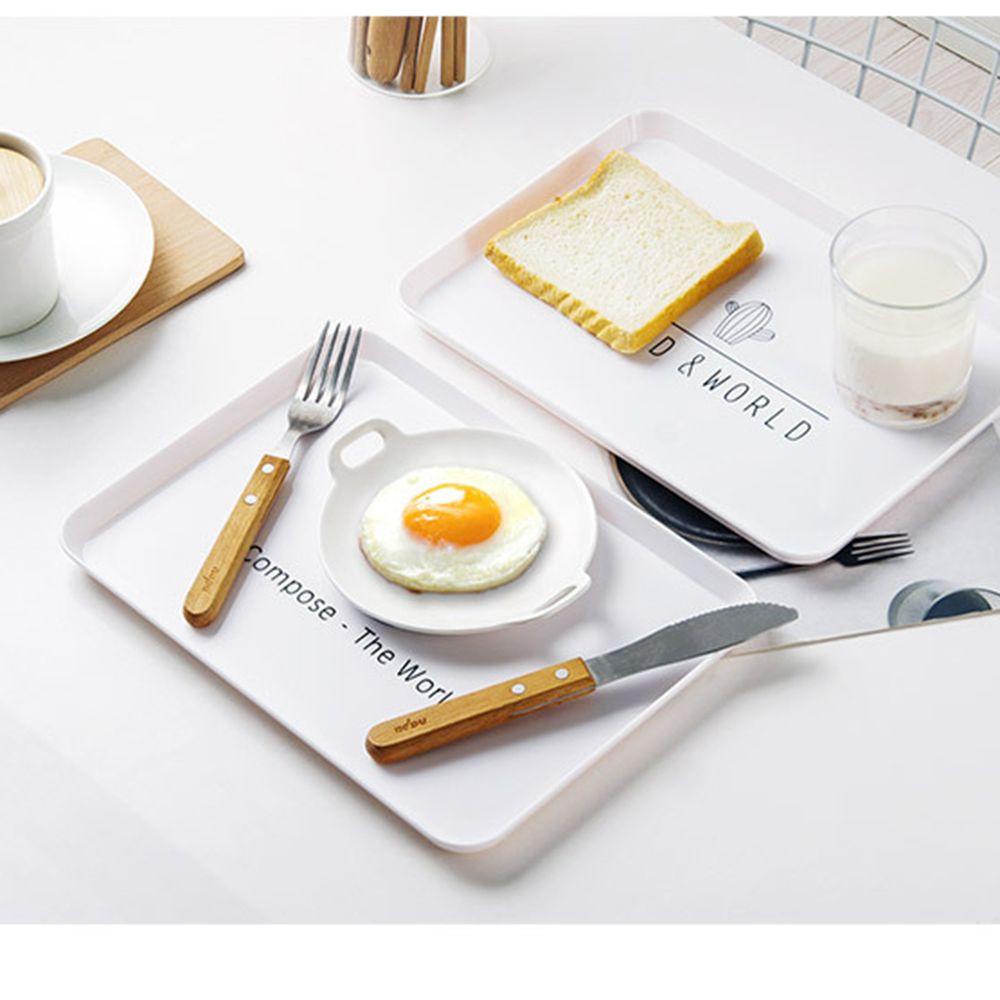 Khay đựng đồ hình vuông bằng nhựa thiết kế đơn giản sang trọng