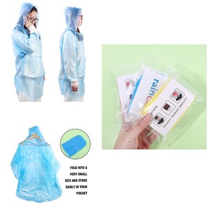 Bộ áo mưa / áo mưa nén khí nhẹ và túi nhỏ gọn trong suốt