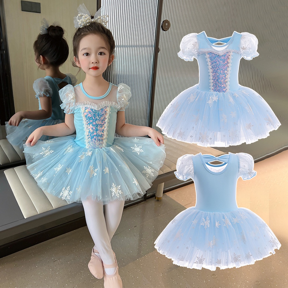 2023 Original Mới Dance Dress ins Phong cách Ballet Dance Dress Cô gái Cartoon Dress Dễ thương Công chúa Dress
