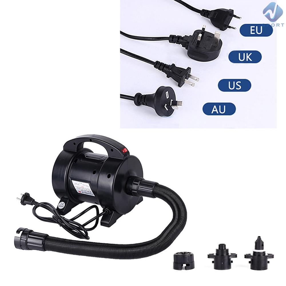 Máy Bơm Hơi Điện 1600W Kèm 2 Vòi Phun Chuyên Dụng