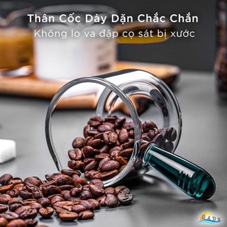 Cốc Pha Cà Phê Thủy Tinh Borosilicat Cao Cấp – Chịu Nhiệt Tốt, Đa Năng, Sang Trọng CCKO