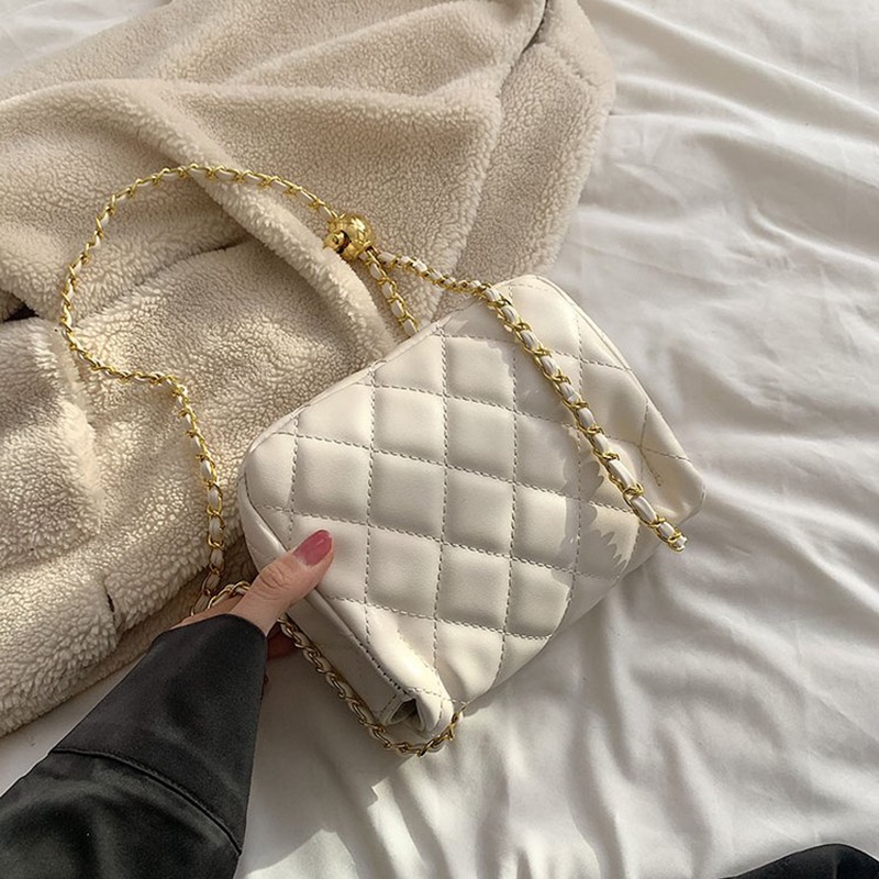 Túi Xách Dây Xích Đeo Vai Phong Cách harajuku Đơn Giản Cho Nữ