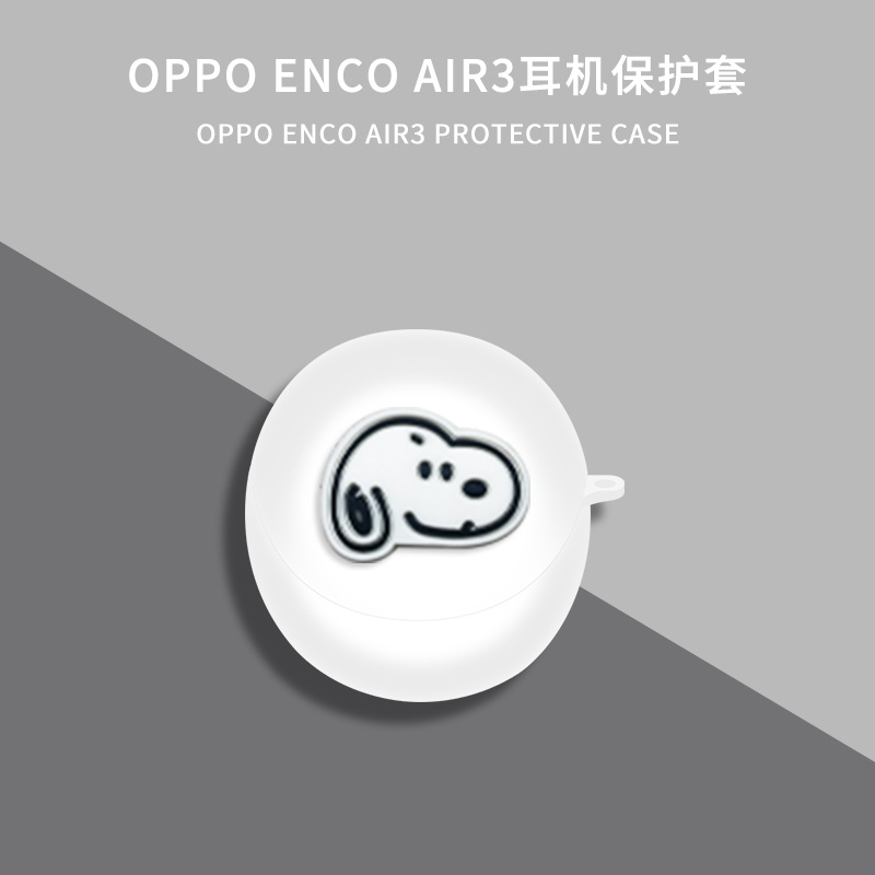 Vỏ Bảo Vệ Hộp Sạc Tai Nghe OPPO ENCO AIR 3 Bằng Silicon Mềm Họa Tiết Hoạt Hình Anime