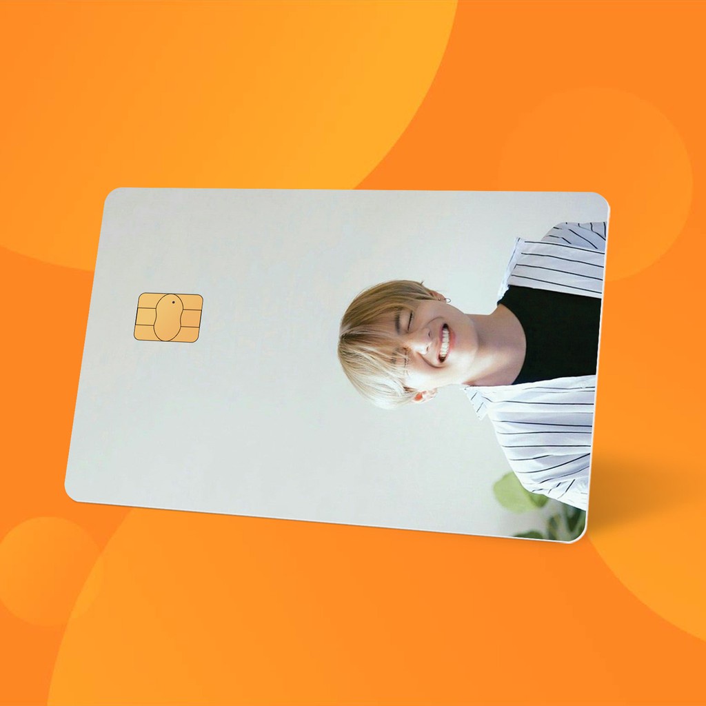 Miếng Dán Thẻ Card Taehyung BTS | SKIN ATM, Thẻ Chung Cư Trang Trí - Chất Liệu Decal Vinyl Chống Nước