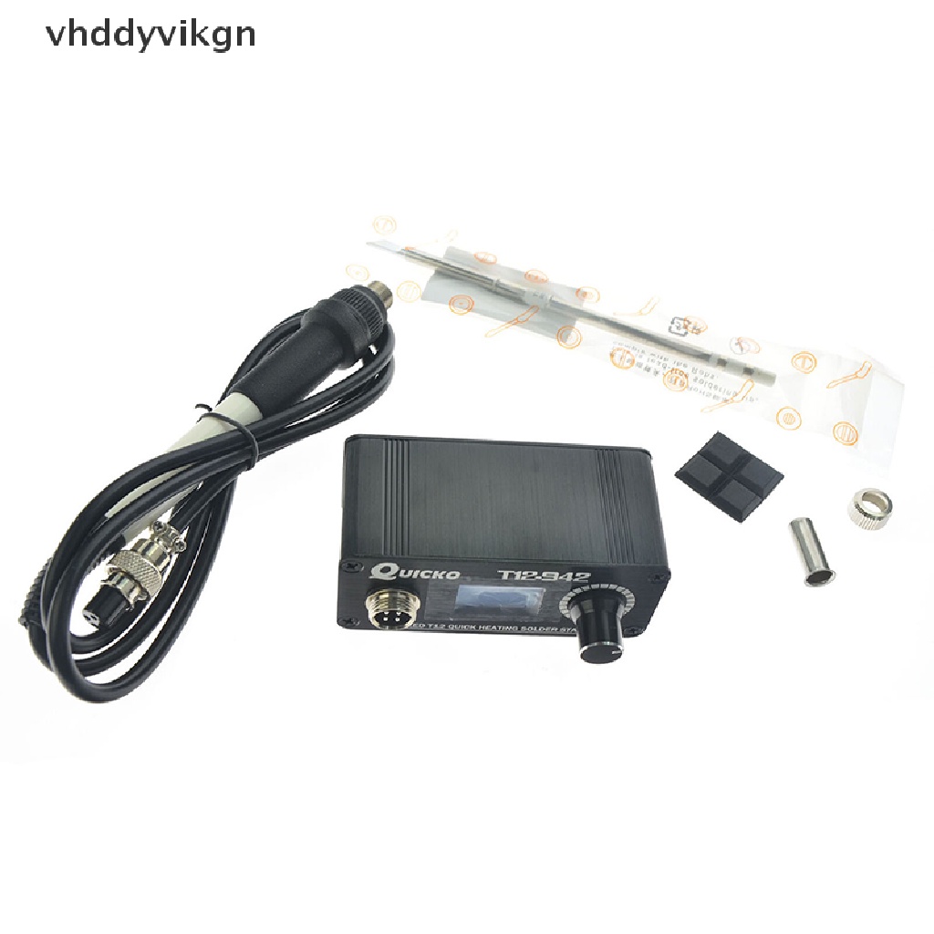 Trạm Hàn Kỹ Thuật Số Mini VHDD T12-942 T12-907 + Đầu T12-K