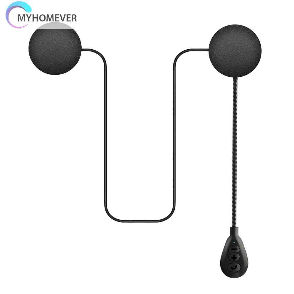 Bộ Tai Nghe Bluetooth Không Dây T6 Có Mic Chuyên Dụng Cho Mũ Bảo Hiểm Xe Mô Tô