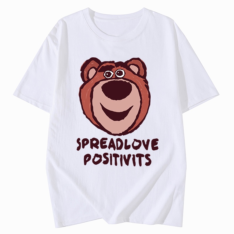 NRVP Áo Thun 100% Cotton Ngắn Tay Form Rộng Phong Cách Hàn Quốc Dành Cho Nữ