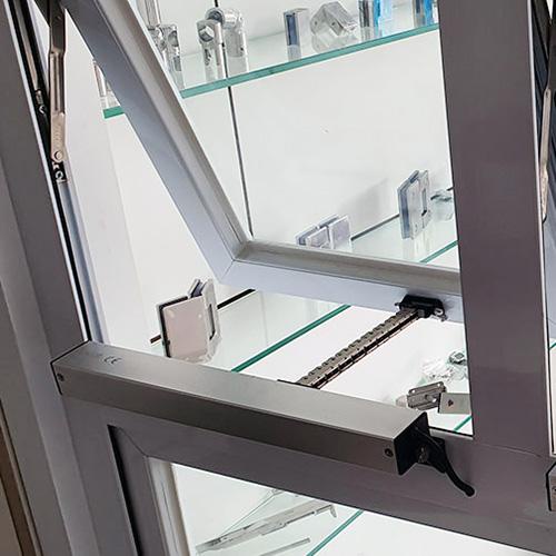 Bộ đóng mở cửa sổ tự động chuỗi đơn 1 cánh WS-1300S-LD-300-1-Glaze