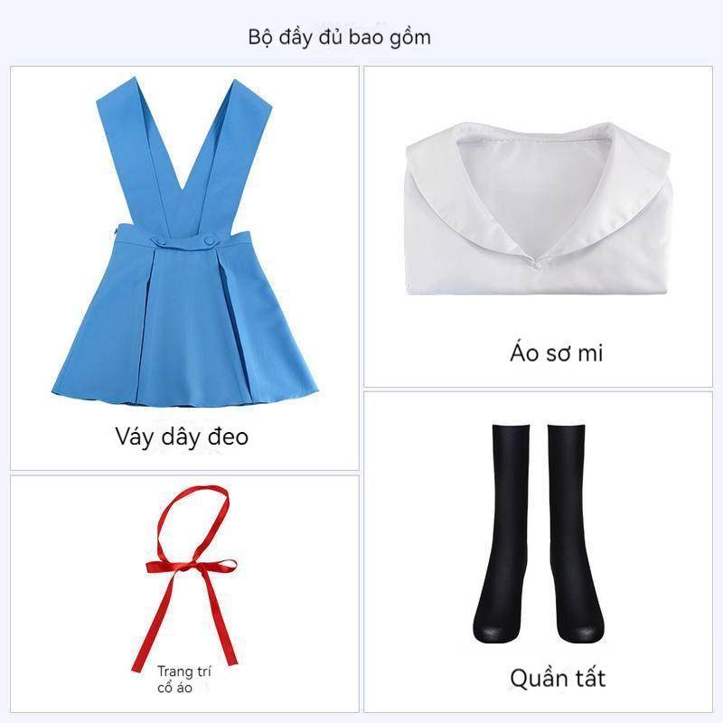 EVA mingrixiang cos costume Harry Polly cos Neon Genesis Evangelion eva School uniform anime cosplay female uniform