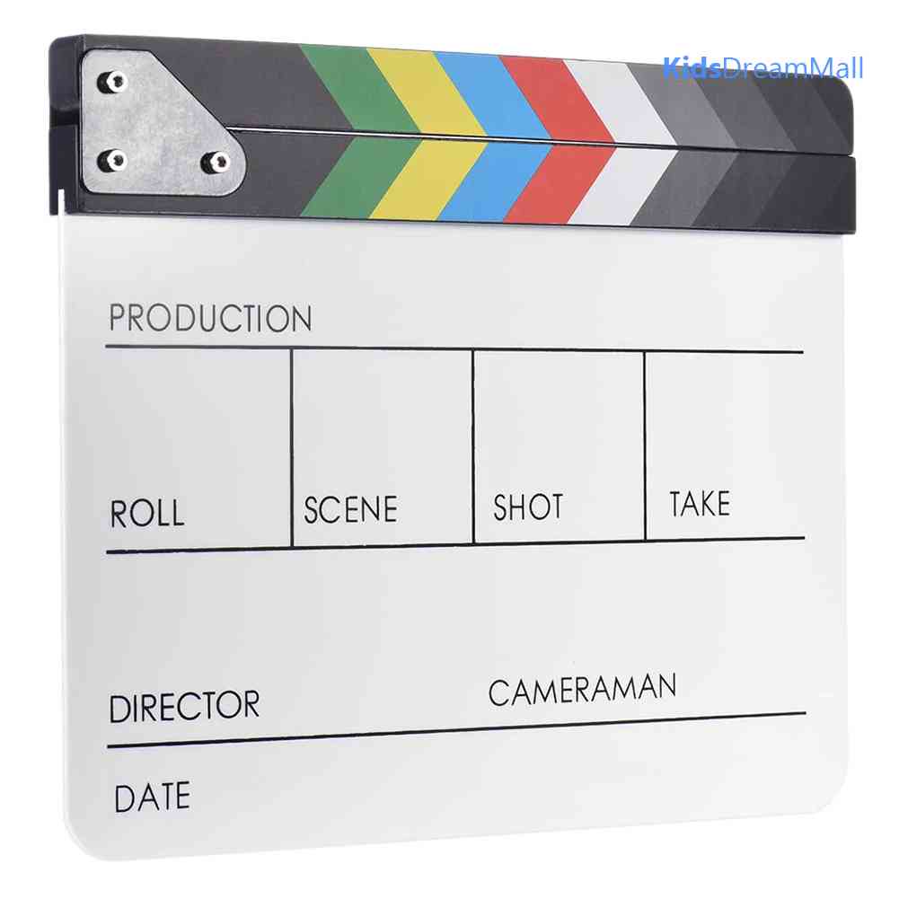 Clapper Board Nhiều Màu Sắc Làm Đạo Cụ Quay Video