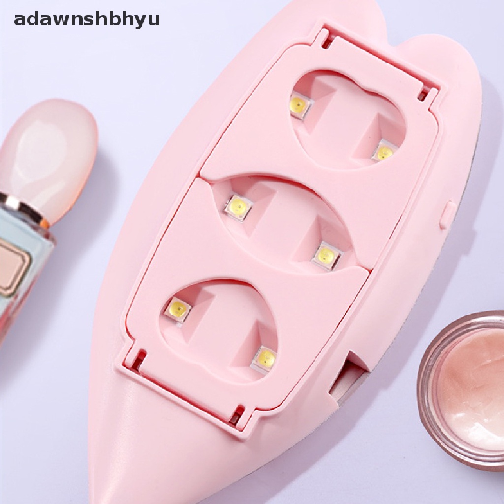 Đèn LED UV Sấy Khô Sơn Móng Tay Mini 6W Gấp Gọn Tiện Dụng