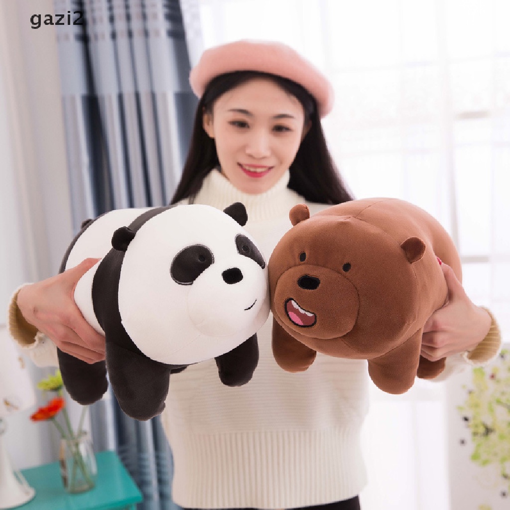 Gấu Nâu Nhồi Bông Mềm Mại Thoải Mái 25cm We Bare Bears Trang Trí Nhà Cửa