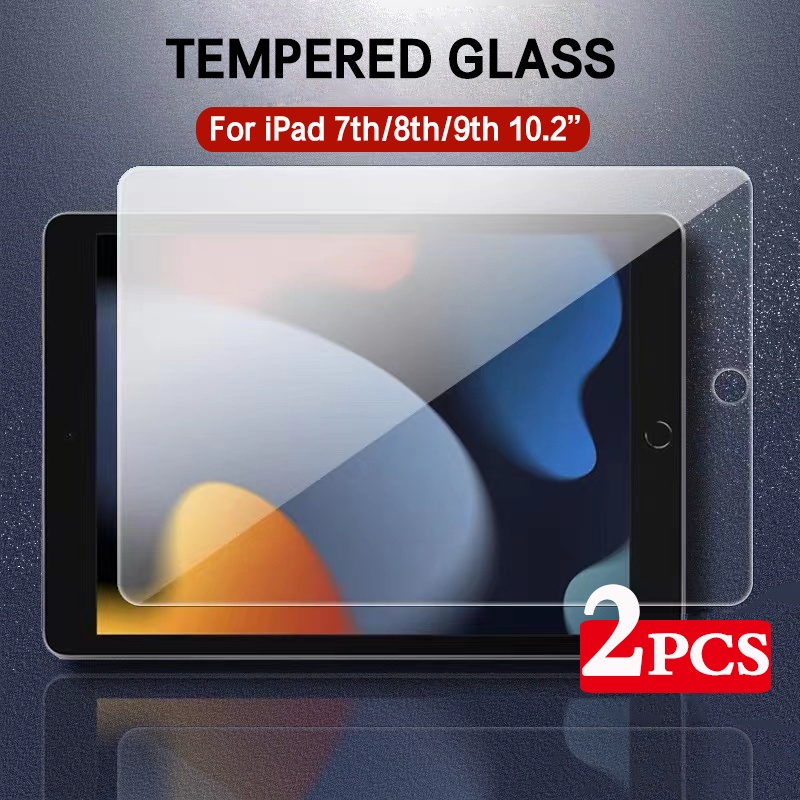 Bộ 2 Kính Cường Lực Trong Suốt Bảo Vệ Màn Hình Chống Trầy Cho iPad 10.2 '' 7th 8th 9th 2021 ipad9 A2604 A2270 A2198