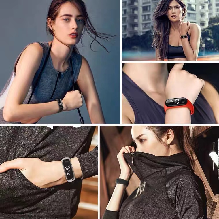 Đồng Hồ Điện Tử Thể Thao Thời Trang Cho Nam Nữ