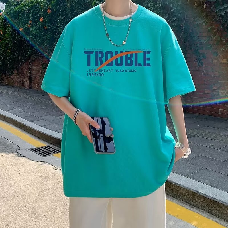 Áo Thun Tay Ngắn Dáng Rộng Phong Cách Hàn Quốc Thời Trang Mùa Hè Cho Nam Và Nữ