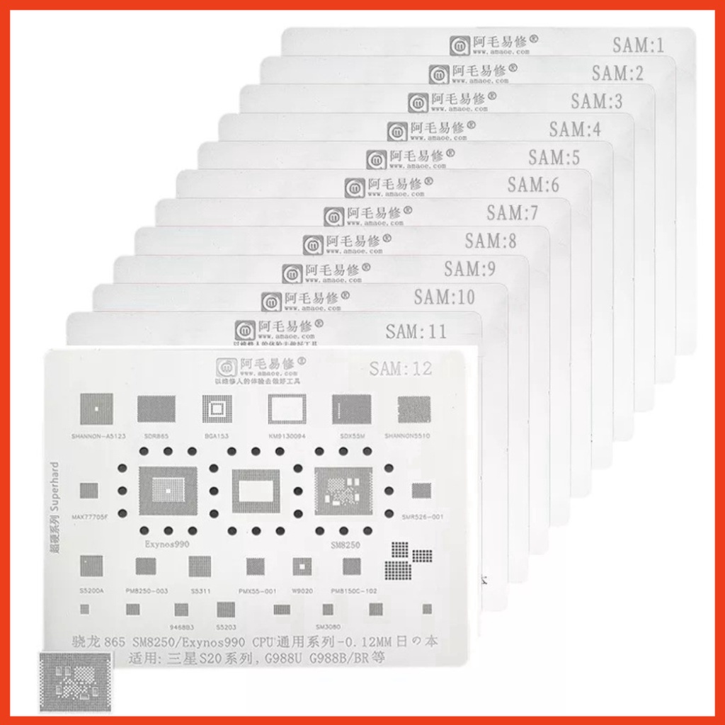 Vỉ làm chân Samsung Sam1 đến Sam17