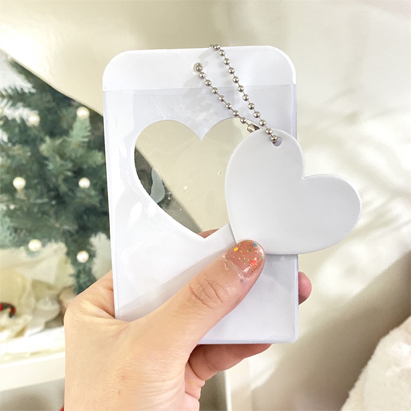Goo Móc Chìa Khóa Bằng PVC 3 inch Họa Tiết Trái Tim Hoạt Hình Dễ Thương