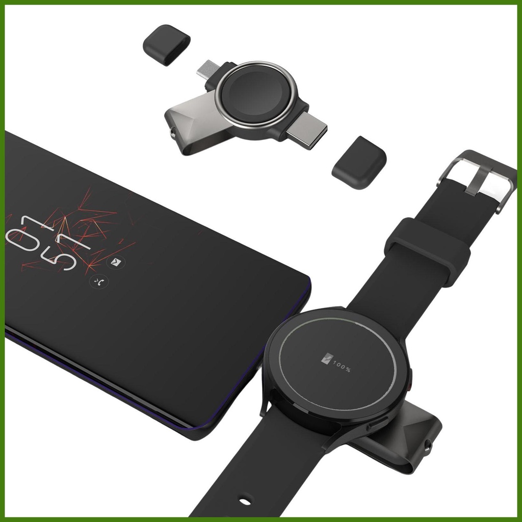Đế Sạc Nhanh Không Dây Cho Đồng Hồ Samsung Galaxy Watch S3 S4 Active 2 1 Type C