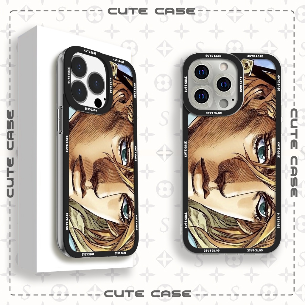 Ốp lưng iphone cạnh vuông Jicase JoJo no Kimyou na Bouken Anime Manga