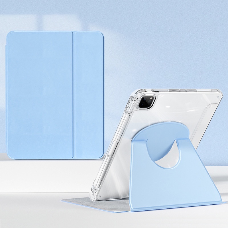 Bao Da Máy Tính Bảng Xoay Được Có Ngăn Đựng Bút Chì Cho iPad Pro 11 Air 5 Air 4 7th 8th 9th 10.2 inch