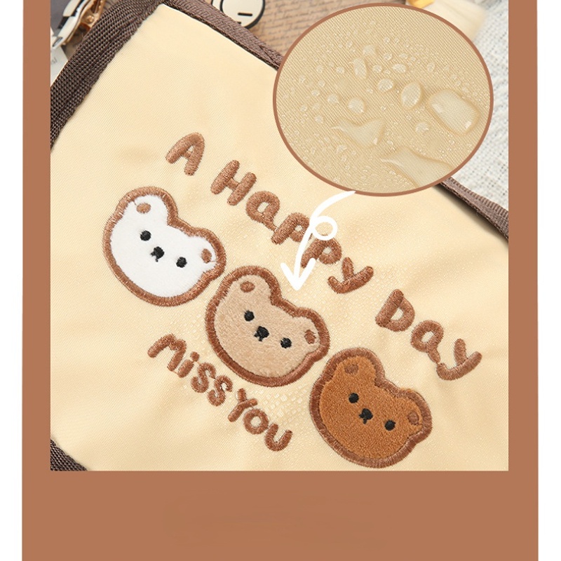 Túi Đựng Mỹ Phẩm Di Động Họa Tiết Hoạt Hình Xinh Xắn Gấp Gọn Tiện Dụng