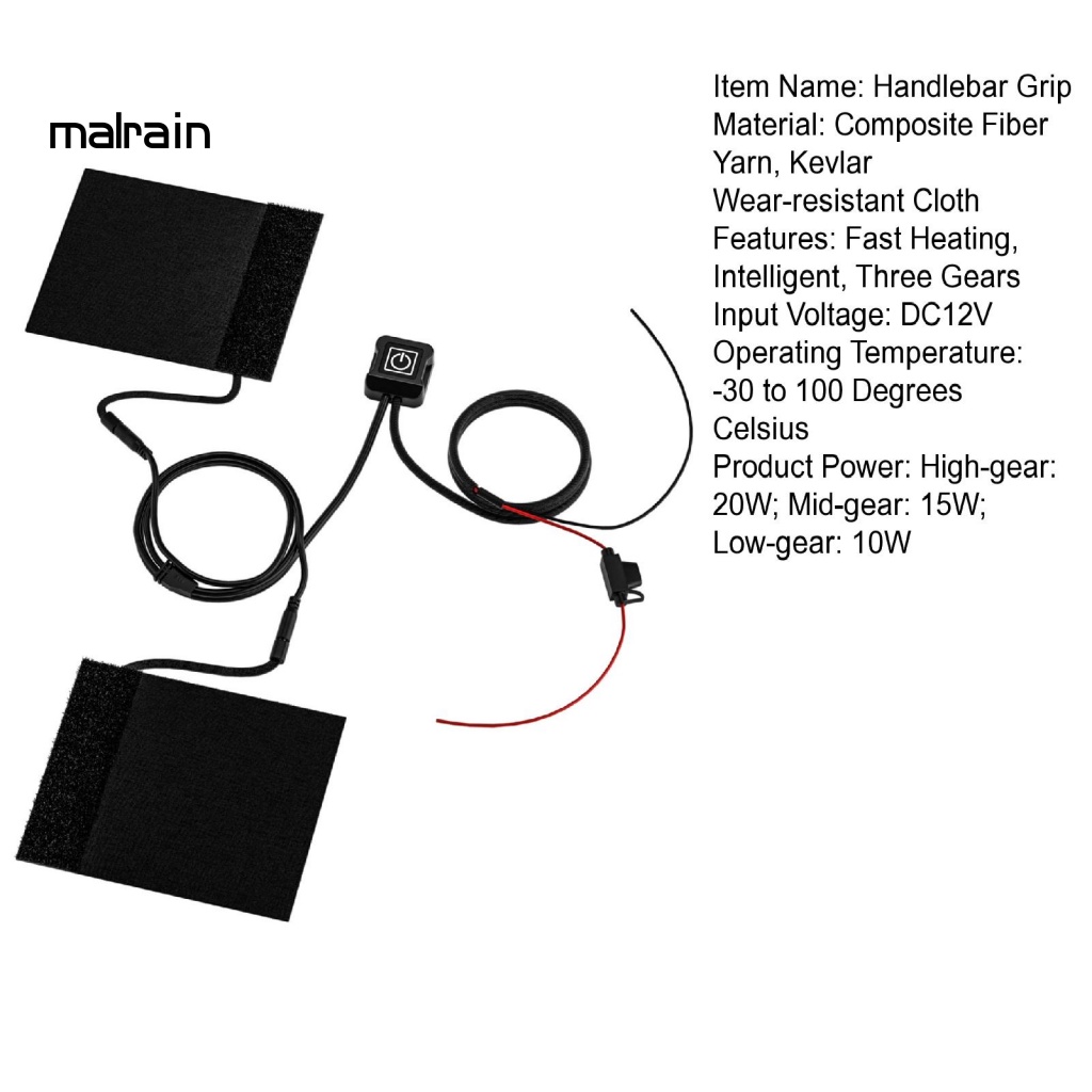 Vỏ Bọc Tay Lái Xe Máy Thay Thế Chống Thấm Nước Giữ Nhiệt