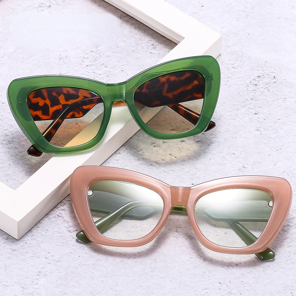 Kính Mát Gọng Vuông Thời Trang Mới Cho Nam Nữ Màu Sắc