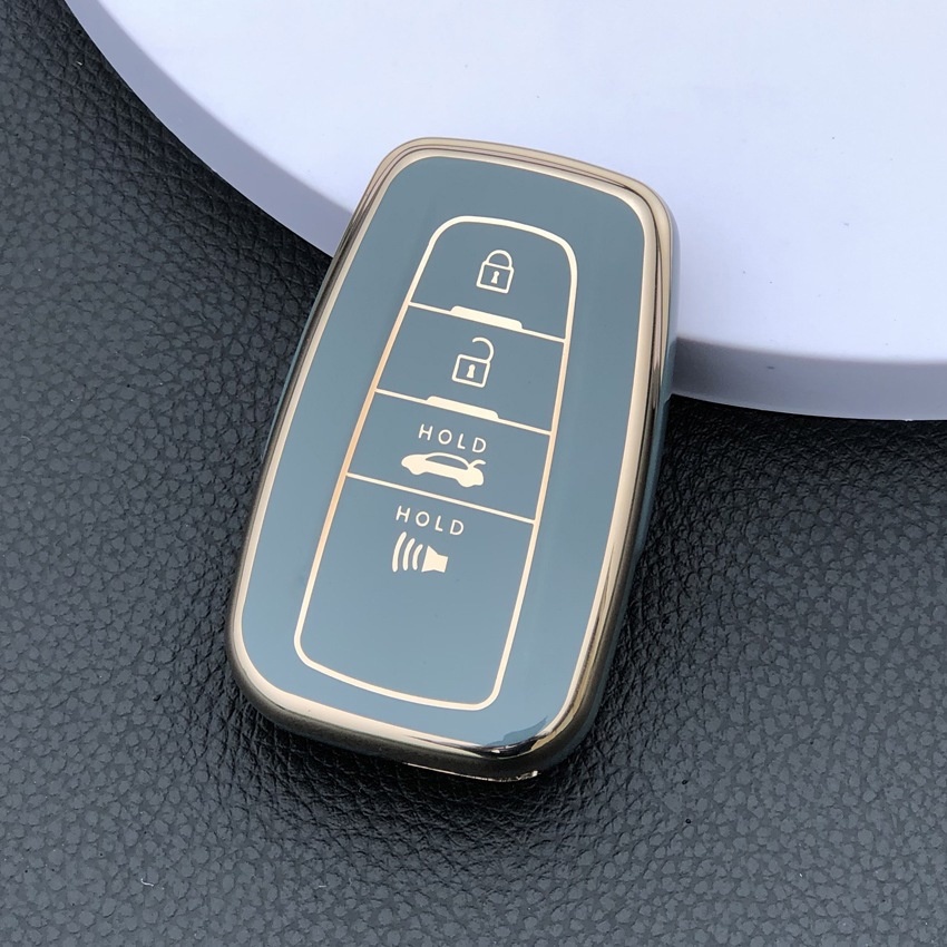 Vỏ Chìa Khóa Điều Khiển Từ Xa 4 Nút Cho Toyota Corolla Hybrid 2021 Rav4 Camry Highlander Prius C-HR 2018 2019 2020 2022