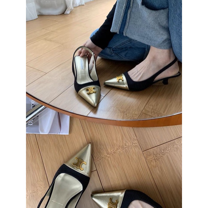 Giày Cao Gót Sandal Phong Cách Pháp Thời Trang Mùa Hè 2023 Cho Nữ