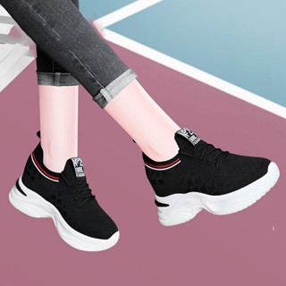 GUDETU  Giày sneaker mũi tròn đế thấp nhẹ thời trang tối giản cho nữ