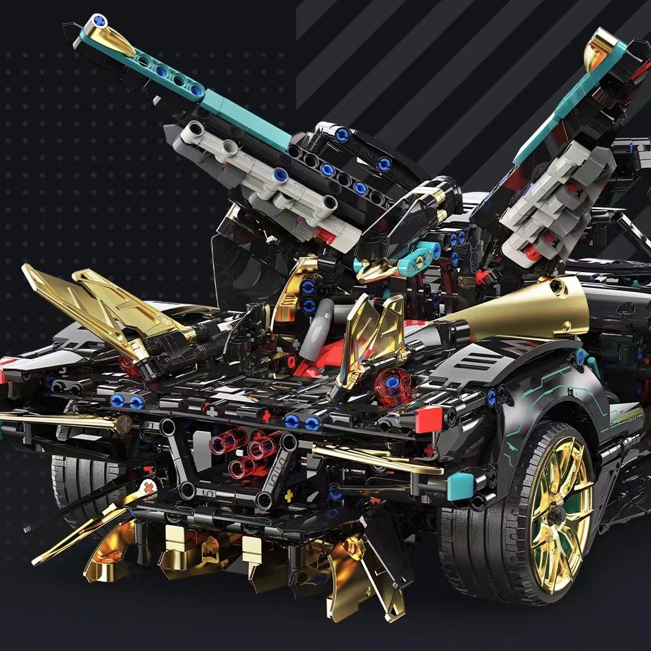 Đồ chơi lắp ráp mô hình siêu xe MY88007 Technical EVO Super Sports Car Building Blocks City Mech Apolloed Vehicle 1:10