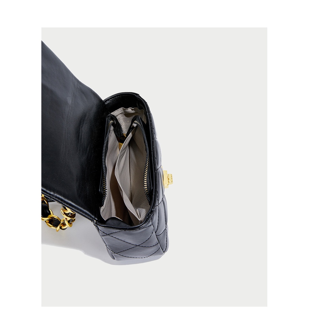 Túi Đeo Chéo Dây Mắt Xích Hình Thoi Nhỏ Thời Trang Hàn Quốc Mới 2023 Dành Cho Bạn Nữ