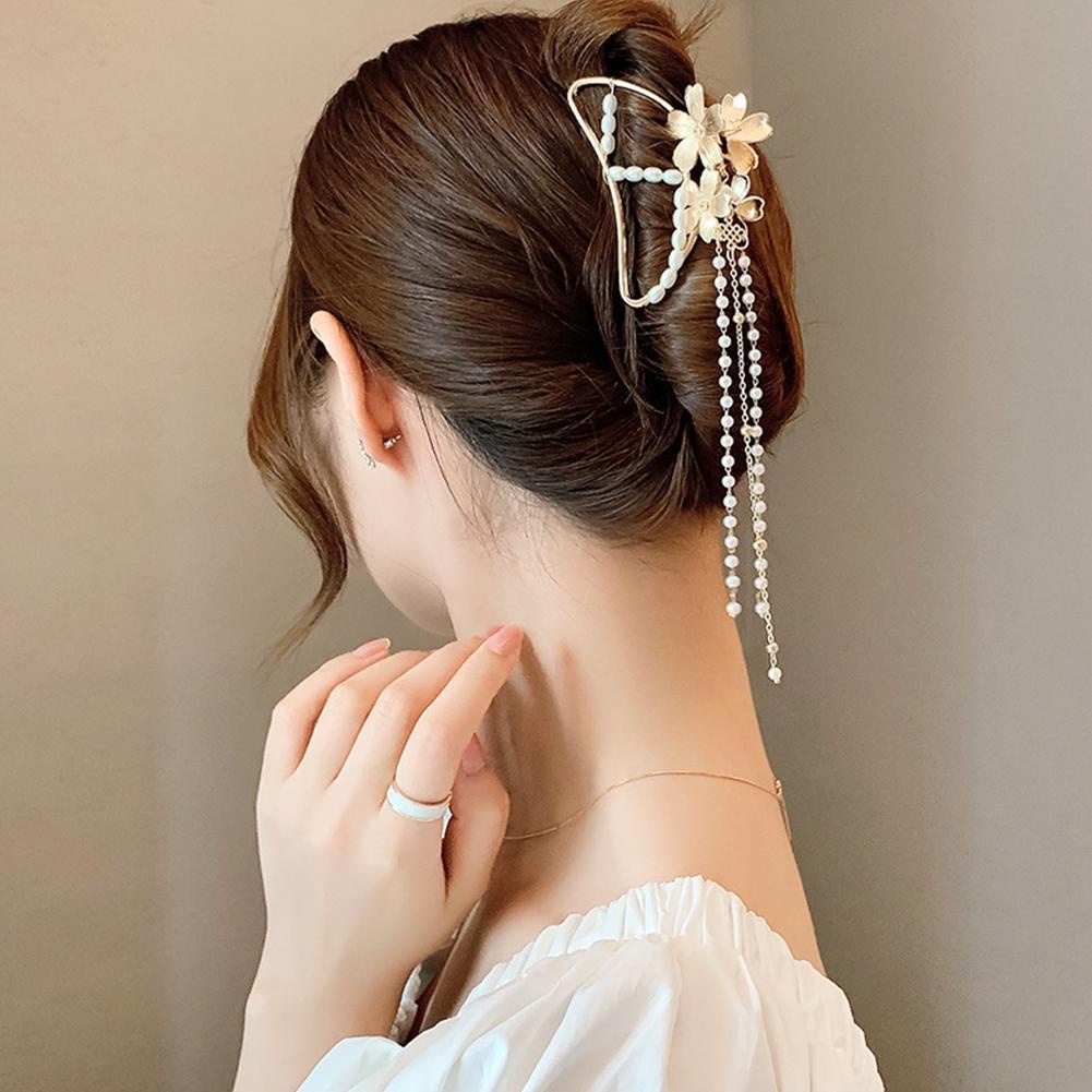Kẹp Tóc Kim Loại Hình Hoa Bướm Vintage Cho Nữ
